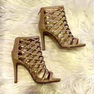 DREAMPAIRS Ankle Strap Open Toe Stiletto Heels Sandals
